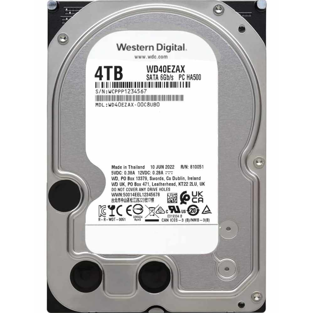 DISCO DURO PC 4000GB SATA WESTER DIGITAL