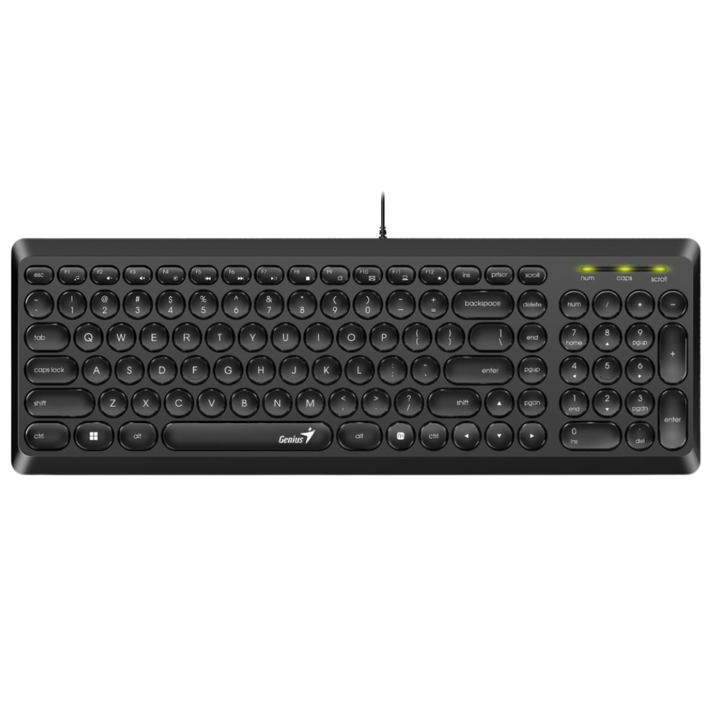 TECLADO GENIUS SLIM STAR Q200 USB NEGRO