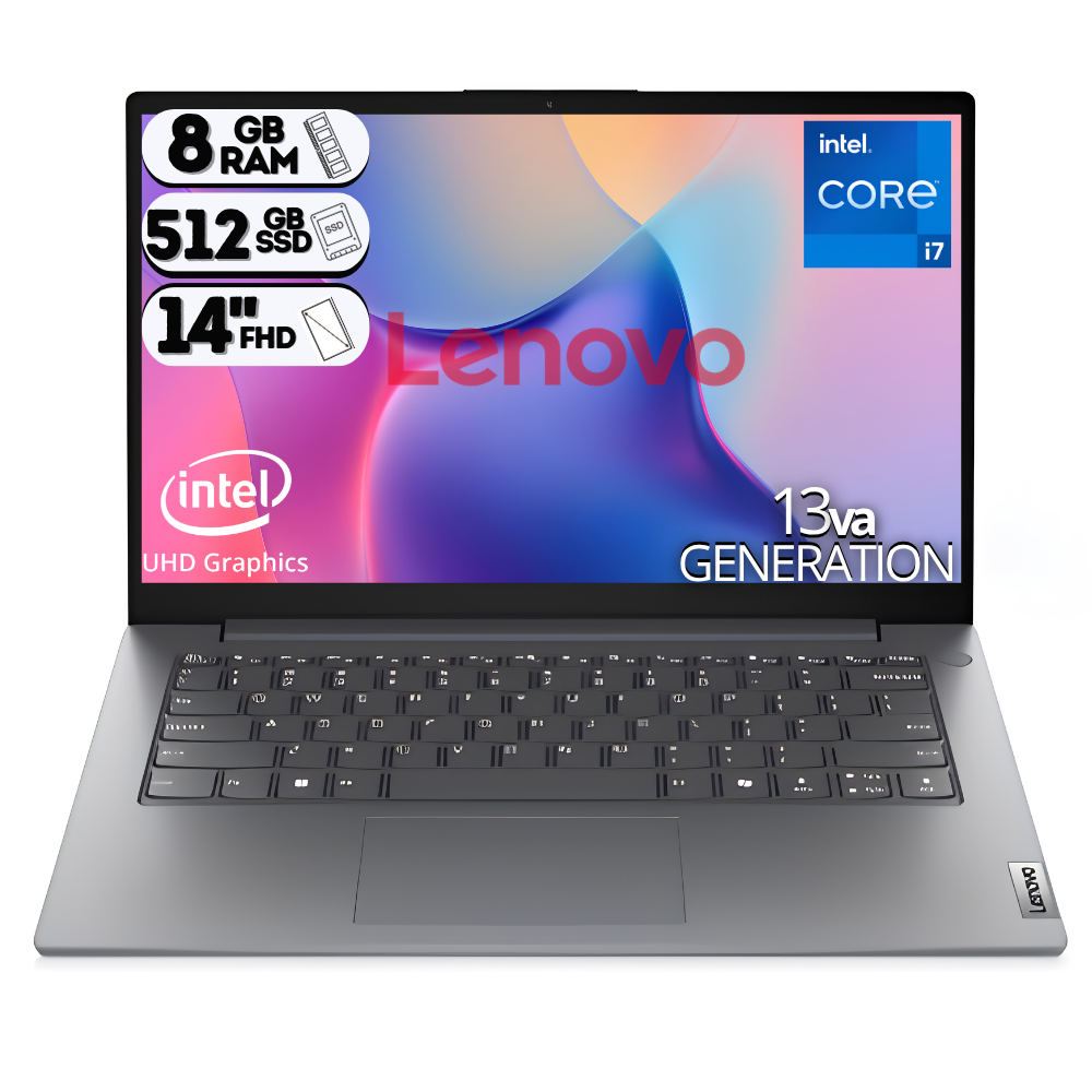 PORTATIL LENOVO V14 G5 IRL INTEL CORE I7 13620H RAM DDR5 8GB SSD 512GB 14" FHD GREY