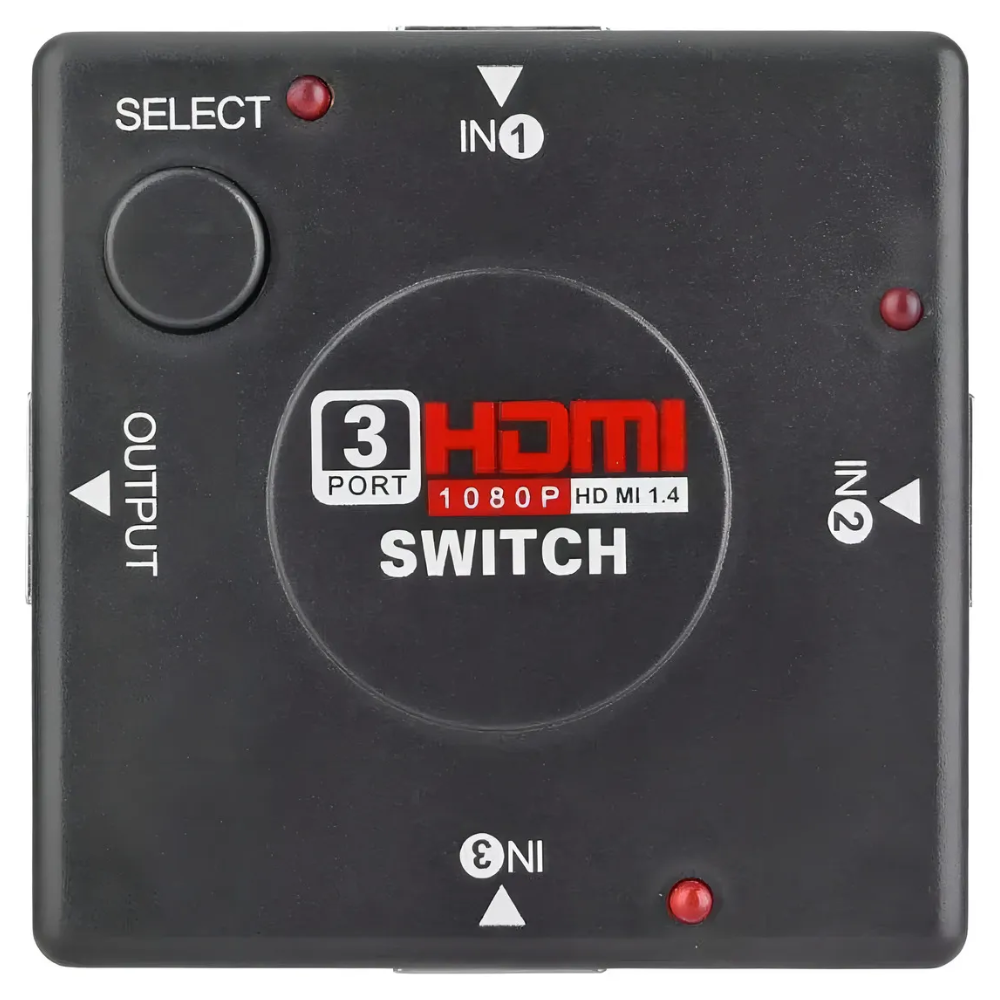 SWITCH HDMI 1 A 3 PUERTOS SIN CONTROL