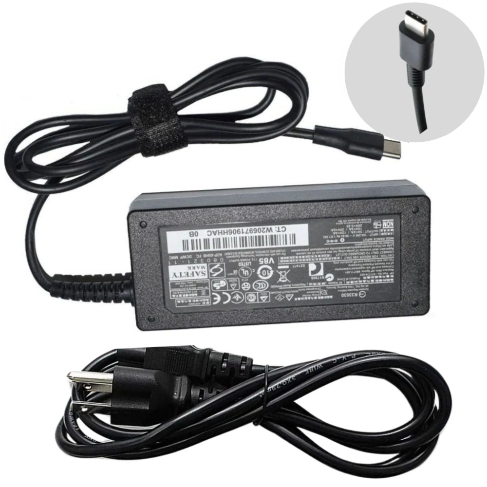 CARGADOR LENOVO TIPO C 20V 3.25A GENERICO 65W
