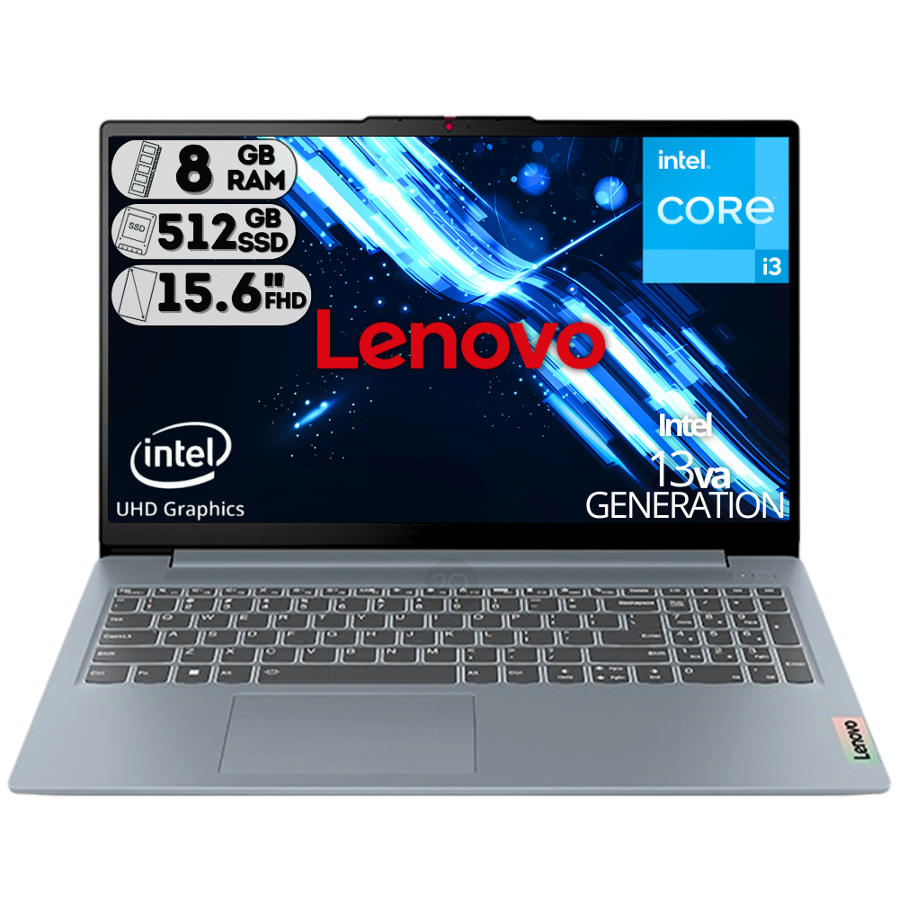 PORTATIL LENOVO IDEAPAD SLIM 3 15IRU8 INTEL CORE I3 1315U SSD 512GB RAM 8GB 15.6" FHD GRIS