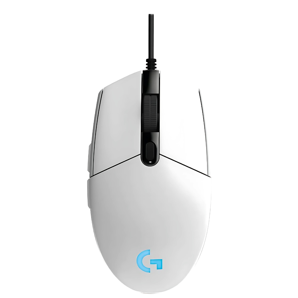 MOUSE GAMER LOGITECH G203 RGB ALAMBRICO BLANCO