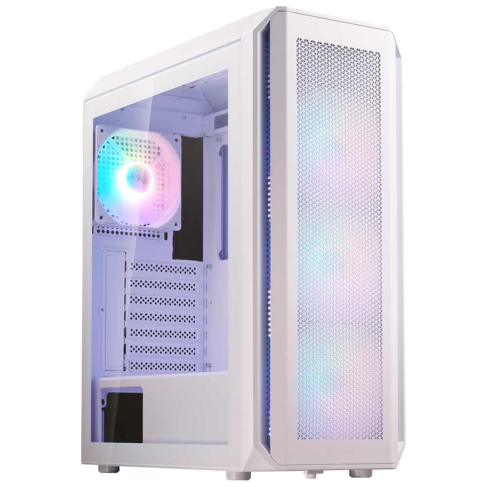 CAJA ATX XPG VALOR AIR PLUS 4 COOLER VIDRIO TEMPLADO BLANCO