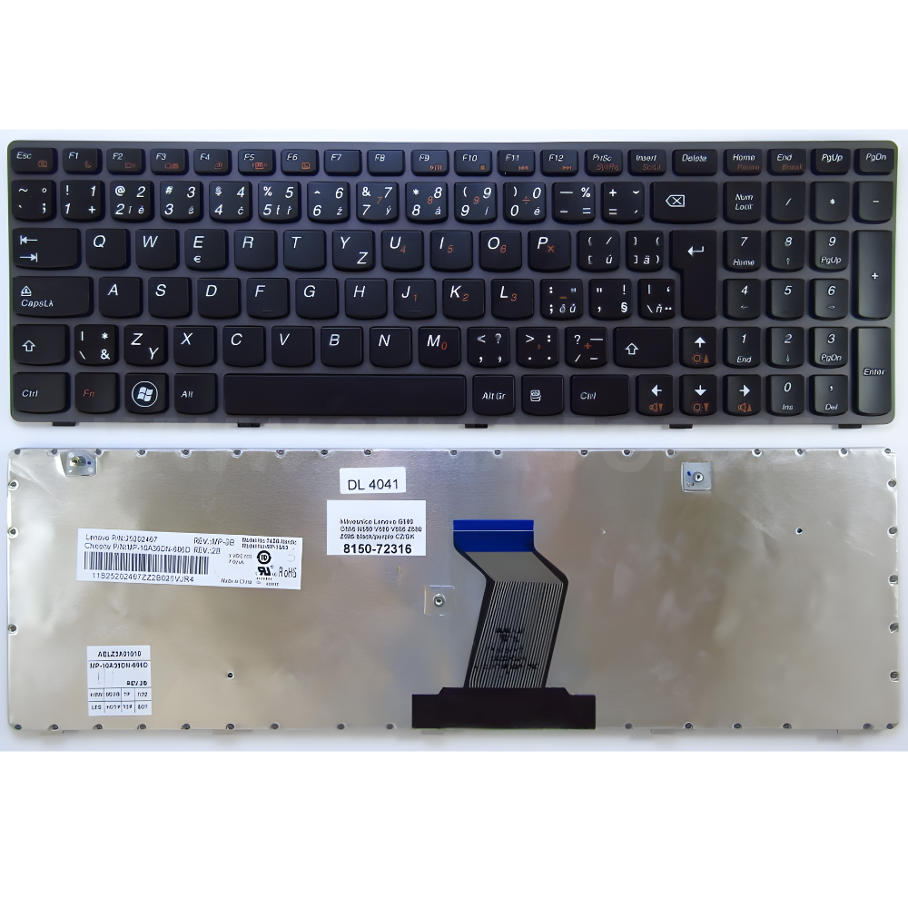 TECLADO LENOVO G580/G585/Z580