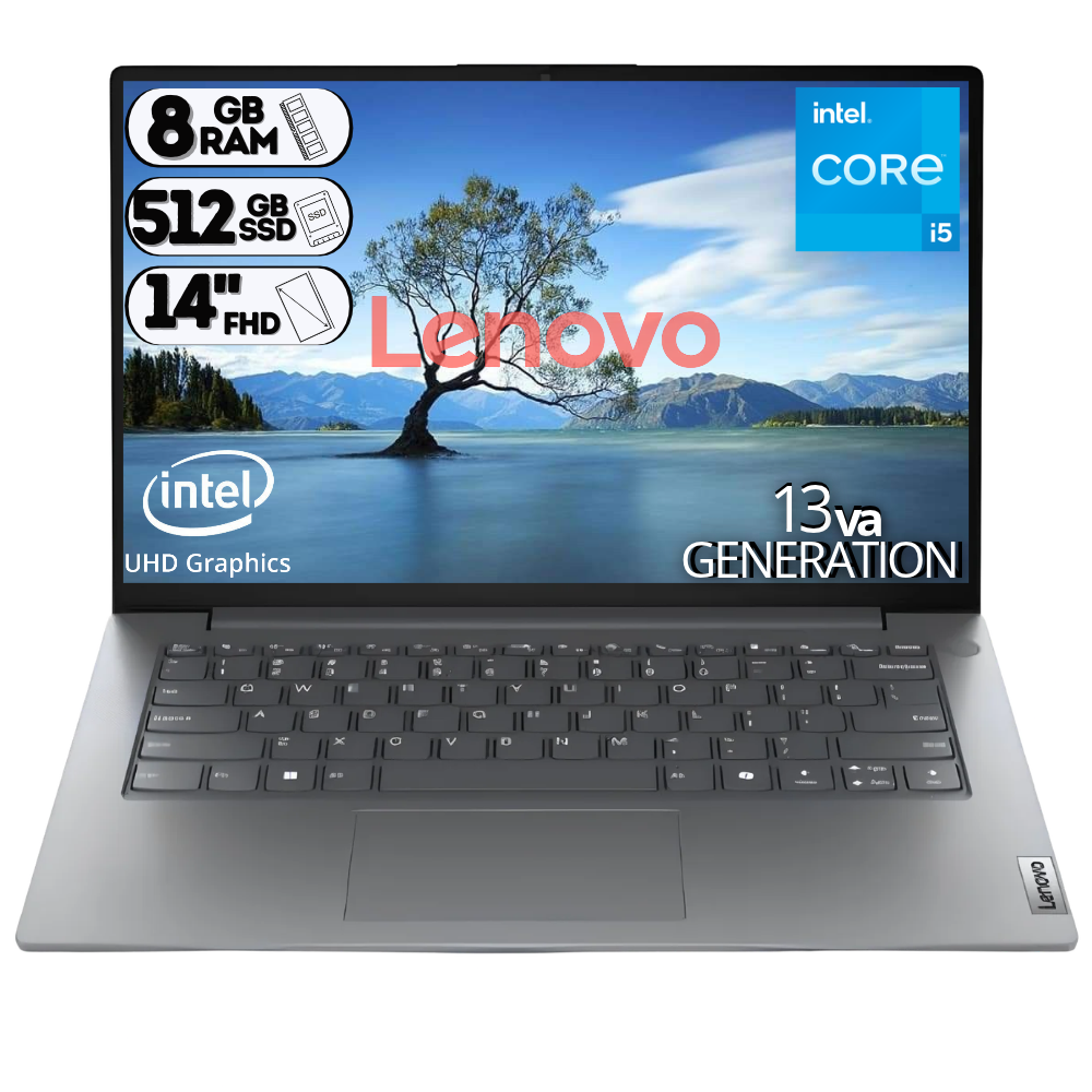 PORTATIL LENOVO V14 G5 IRL INTEL CORE I5 13420H RAM DDR5 8GB SSD 512GB 14" FHD GREY