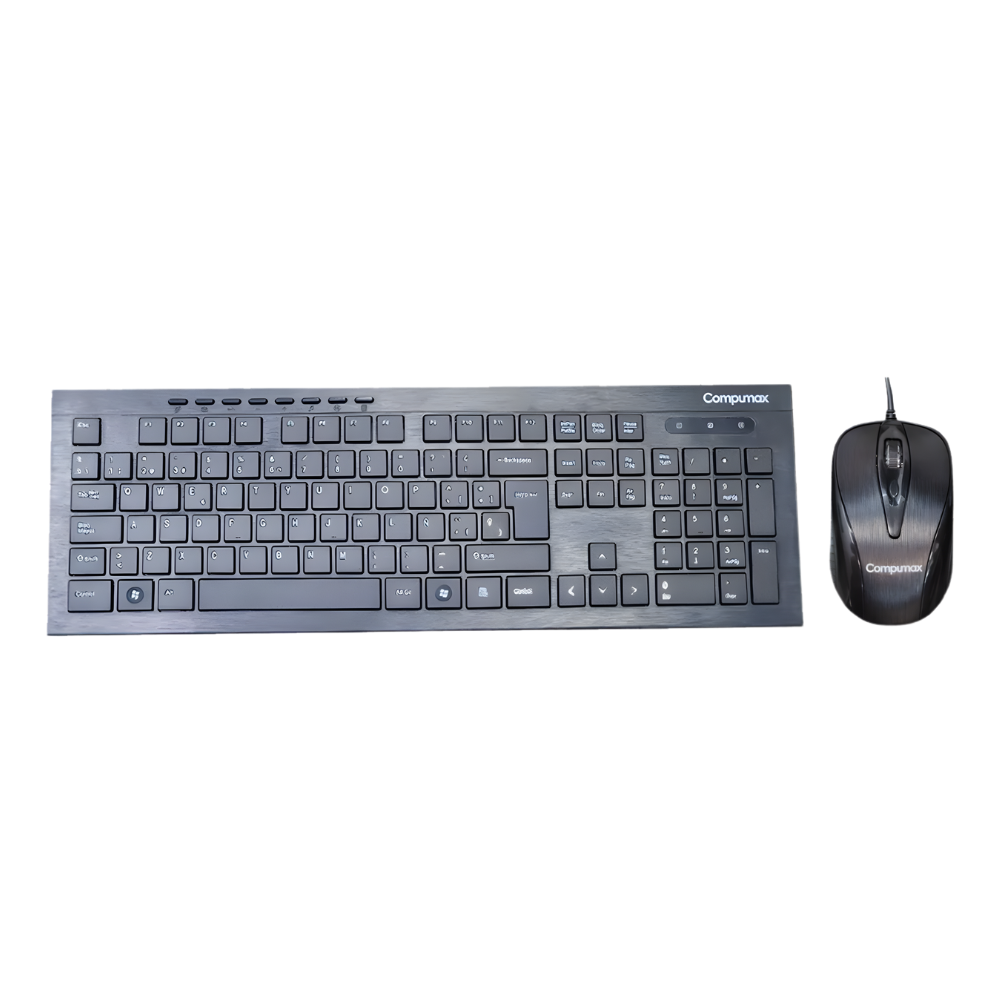 COMBO TECLADO Y MOUSE COMPUMAX CK-440U + CM-891U USB
