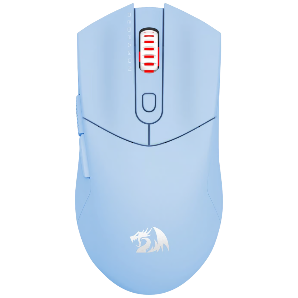 MOUSE INALAMBRICO GAMER REDRAGON STAR PRO M917B RGB CELESTE